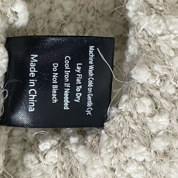 OFF white Alpaca Mohair Look Knit Cardigan - Picture 11 of 13